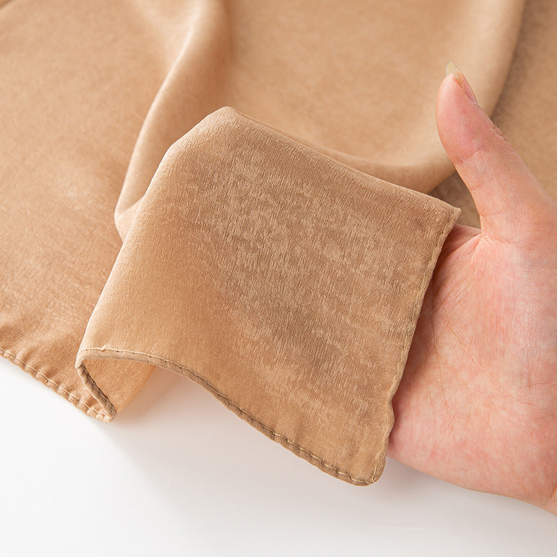 حجاب مخملي بلون واحد من سكاي فيلفيت