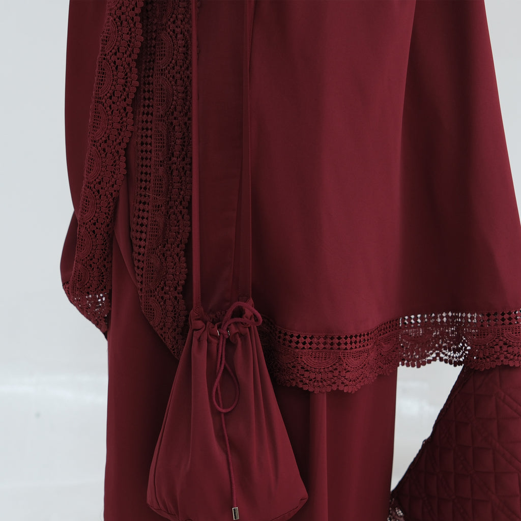 4 Pcs Prayer Abaya Set
