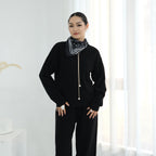2 Pcs Knitted Pants Set