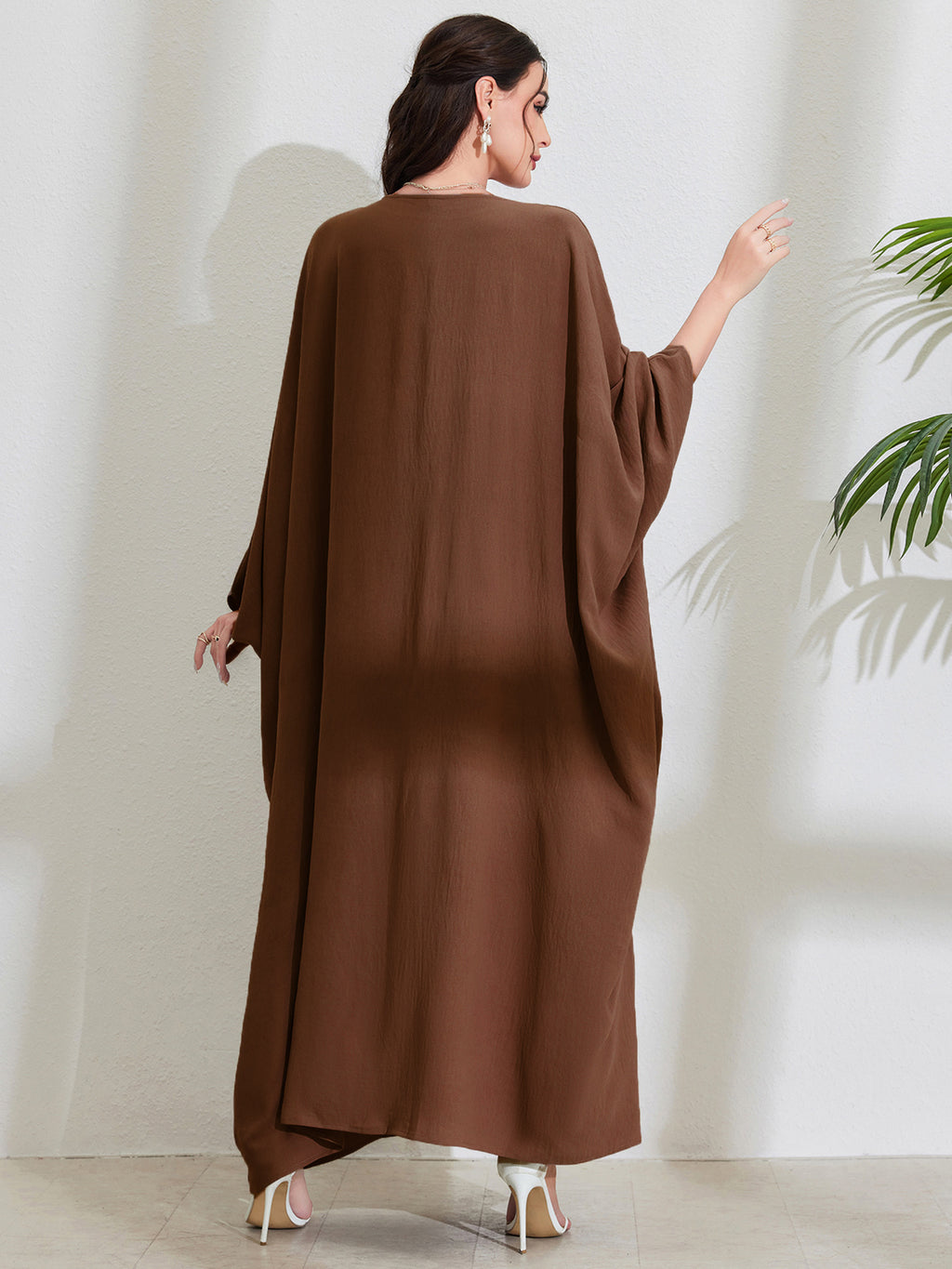 Modest Hidden Adjustable Belt Oversized Abaya