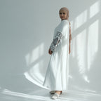 Women Embroidery Kimono Ramadan Abaya