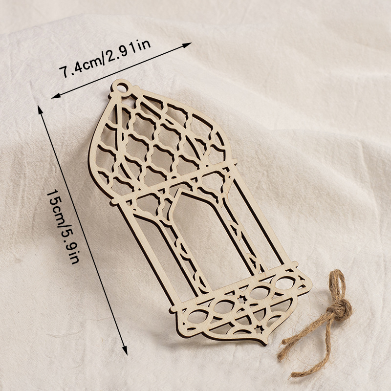 Wooden Hanging Ornament Festival Decor