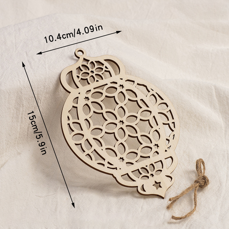 Wooden Hanging Ornament Festival Decor