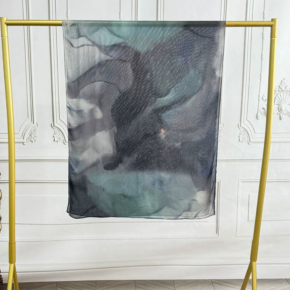 Watercolor Printed Hijab