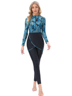 Blue Tropical Rainforest Swimsuit