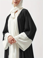 عبايات شيفون بوليجولي مع الحجاب 