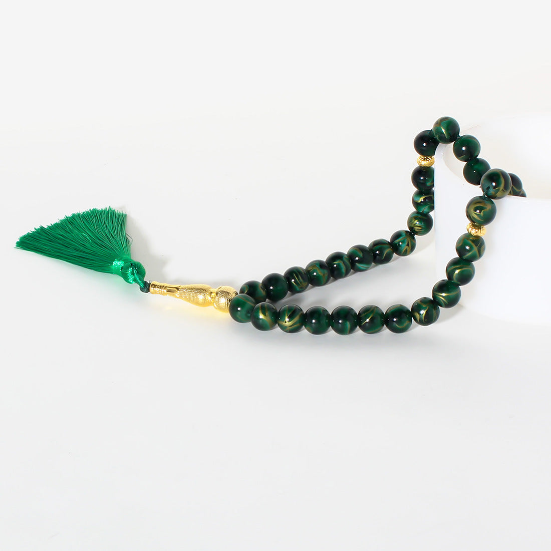 خرز ملون على شكل فشار