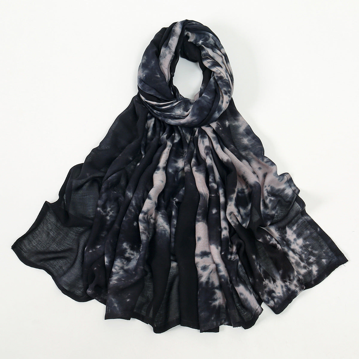Trendy Tie-Dye Rayon Hijab