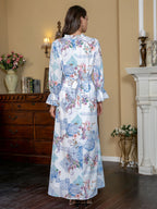 Fashion Vintage Floral Kaftan