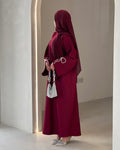 Luxurious Sequin Bow Abaya Dress