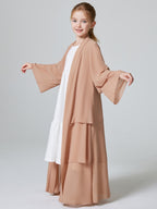 Ramadan Stylish Open Front Abaya Dress