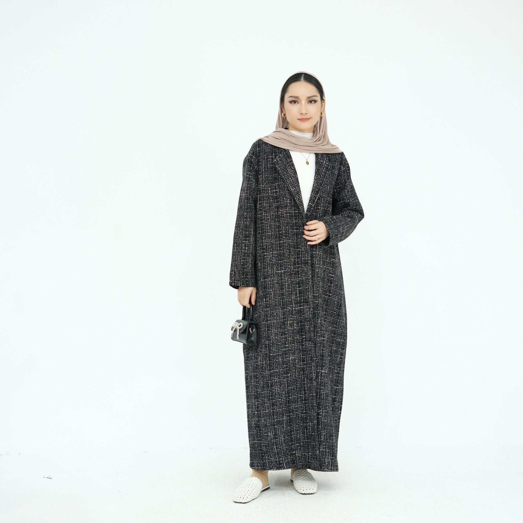 Autumn Winter Thickened Cardigan Abaya