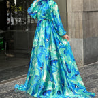 Women  Printed Evening Dress