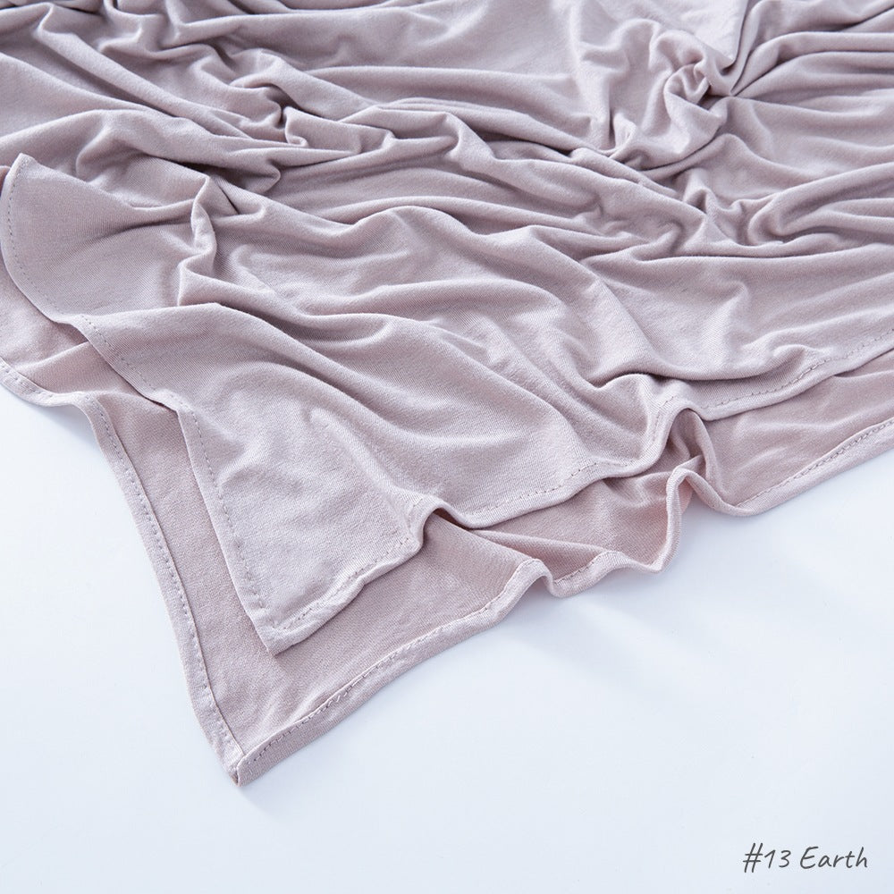 Modal Curled Silk Cotton Hijab