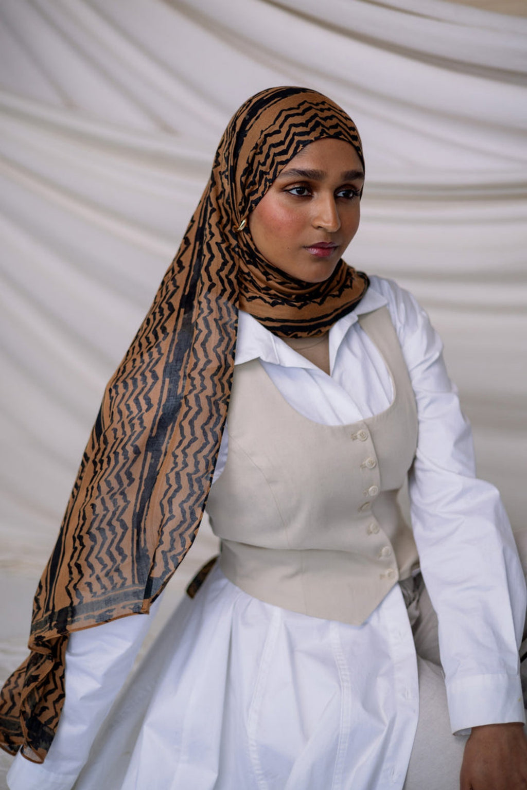 حجابات شيفون مطبوعة