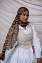 حجابات شيفون مطبوعة