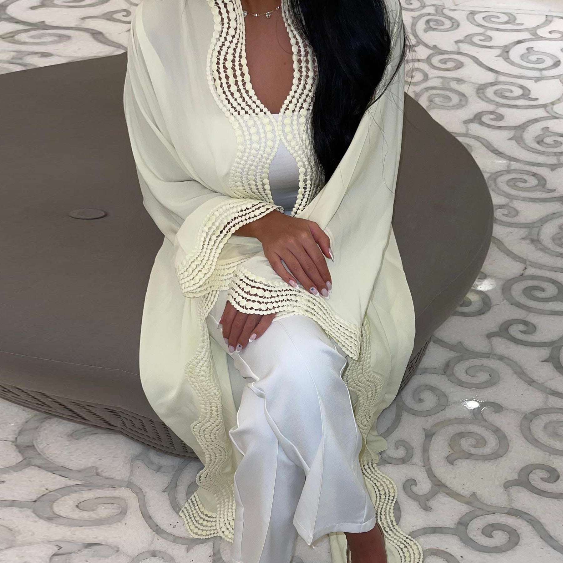Morocco Prayer Elegant Open Abayas