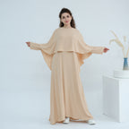 Elegant Cape Dress Set