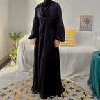 Solid Color Bowknot Sress 3 Piece Set