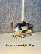 Reberomantic Lattice Pattern Handbag