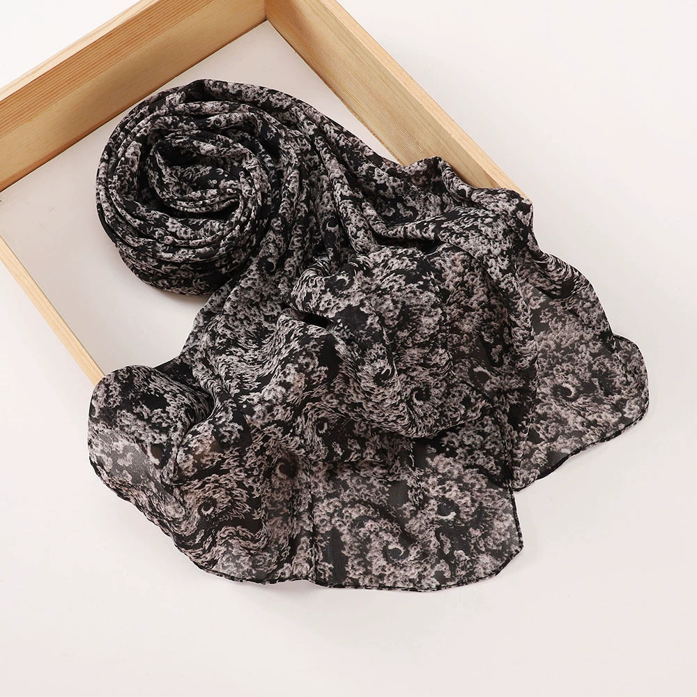 Rose Flower Printed Hijab