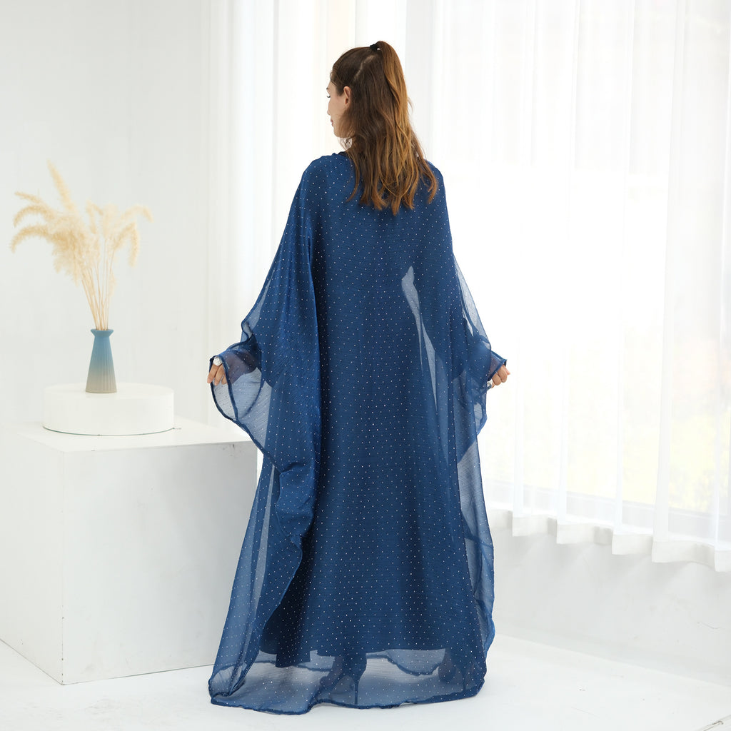 Luxury Sequin Dress 3PCS Abaya