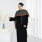 Autumn and Winter Thickened Knitted Abaya Set