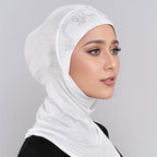 Bar Lace Rhinestone Hijab