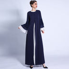 Three-Layer Chiffon Wave Sleeves Abaya