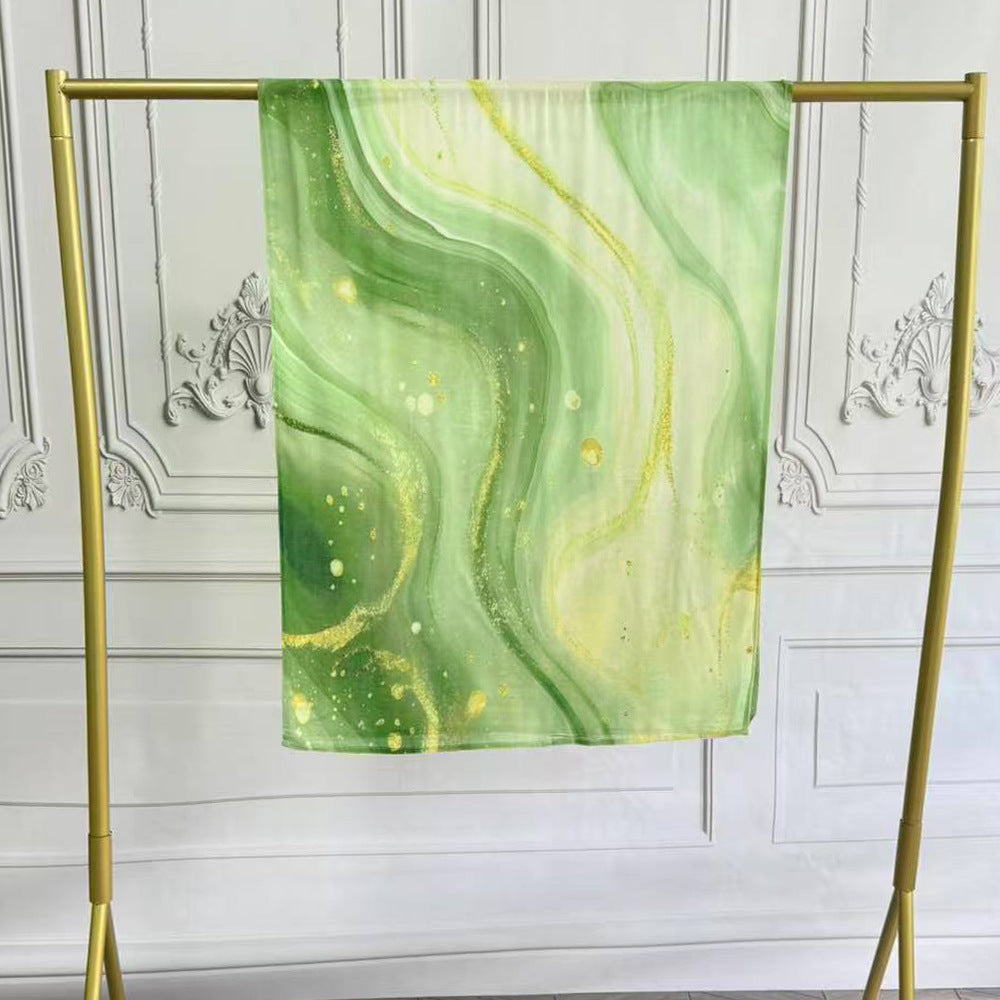 Watercolor Printed Hijab