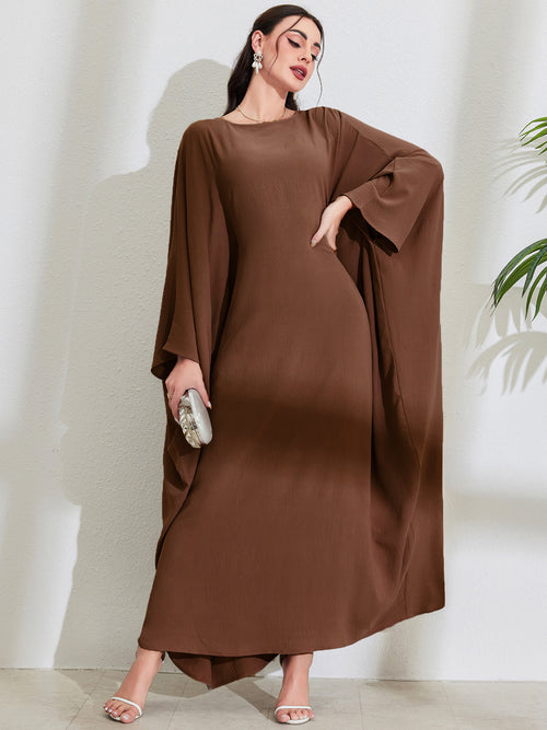 Modest Hidden Adjustable Belt Oversized Abaya