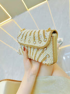 Stylish Rhinestone Handbag