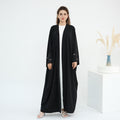 Beaded Bow Cardigan Abaya