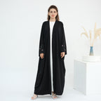 Beaded Bow Cardigan Abaya