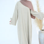 Bow Sleeve Modest Abaya Dress