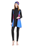 Colorful 3PCS Swimwear Burkini