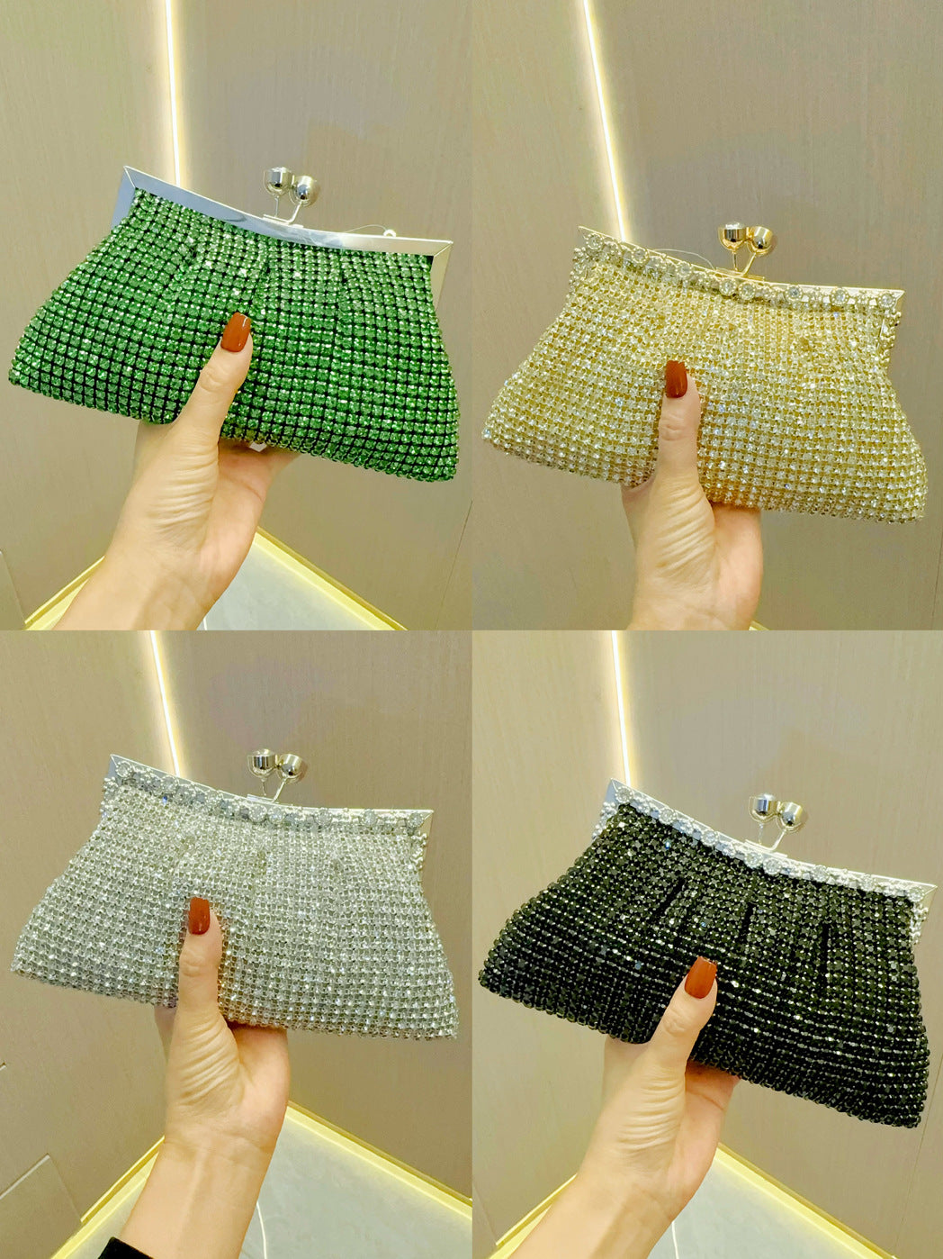 Rhinestone Crystal Elegant Handbag