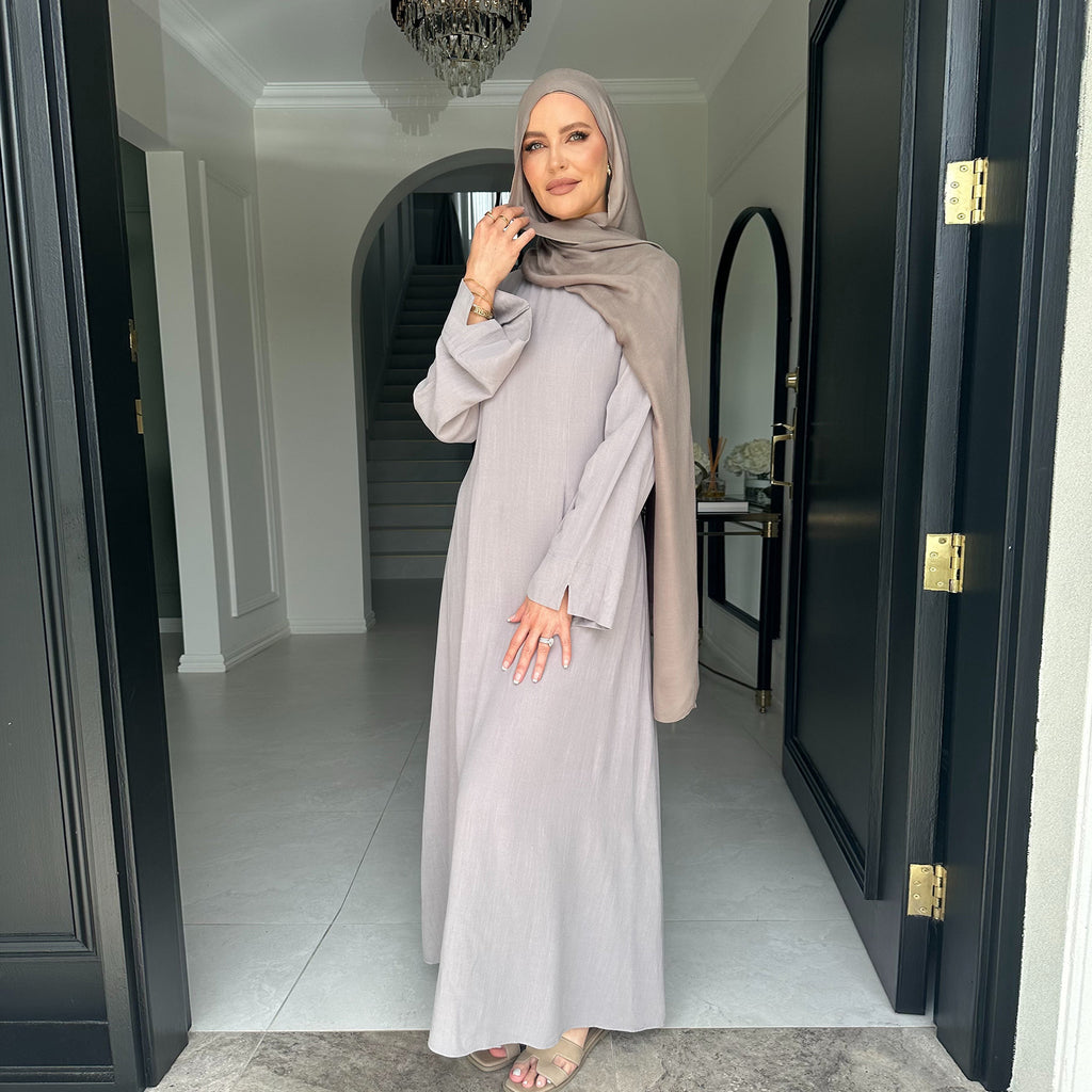 Adjustable Waist Dress Abaya