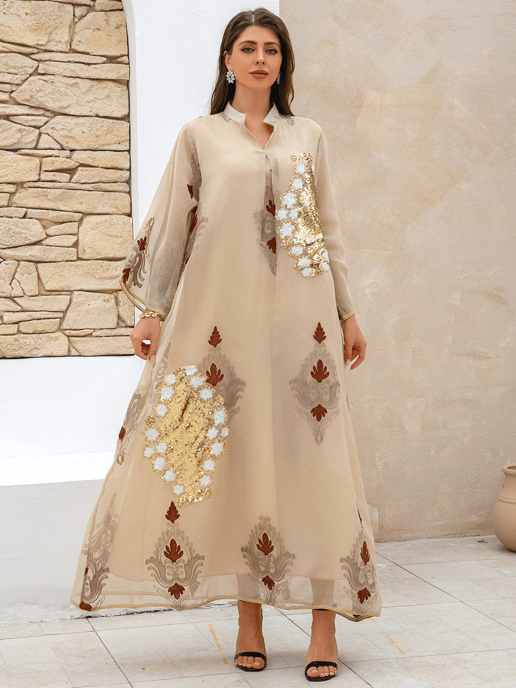 Floral Caftan Ramadan Party Kaftan