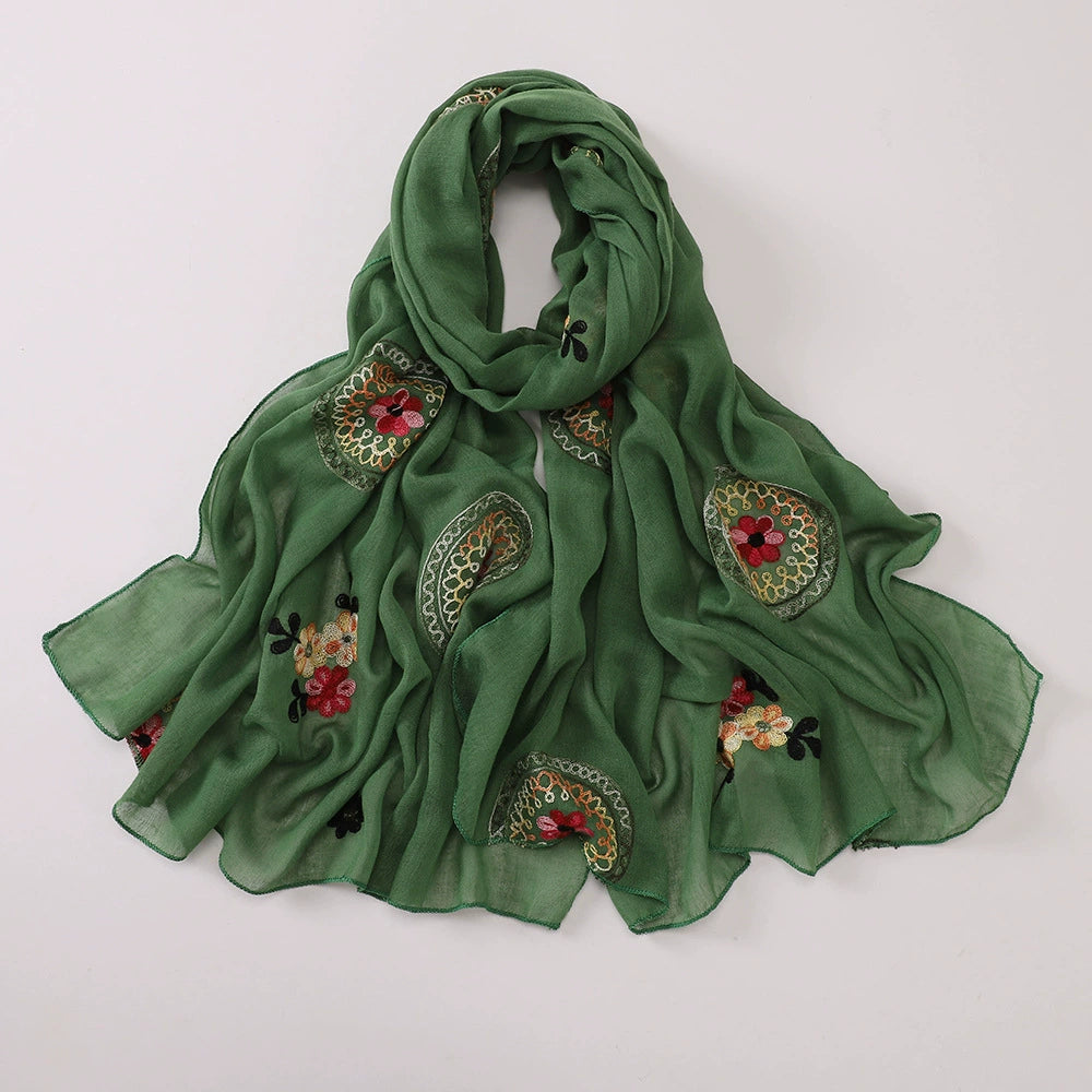 Bohemian Embroidered Hijab