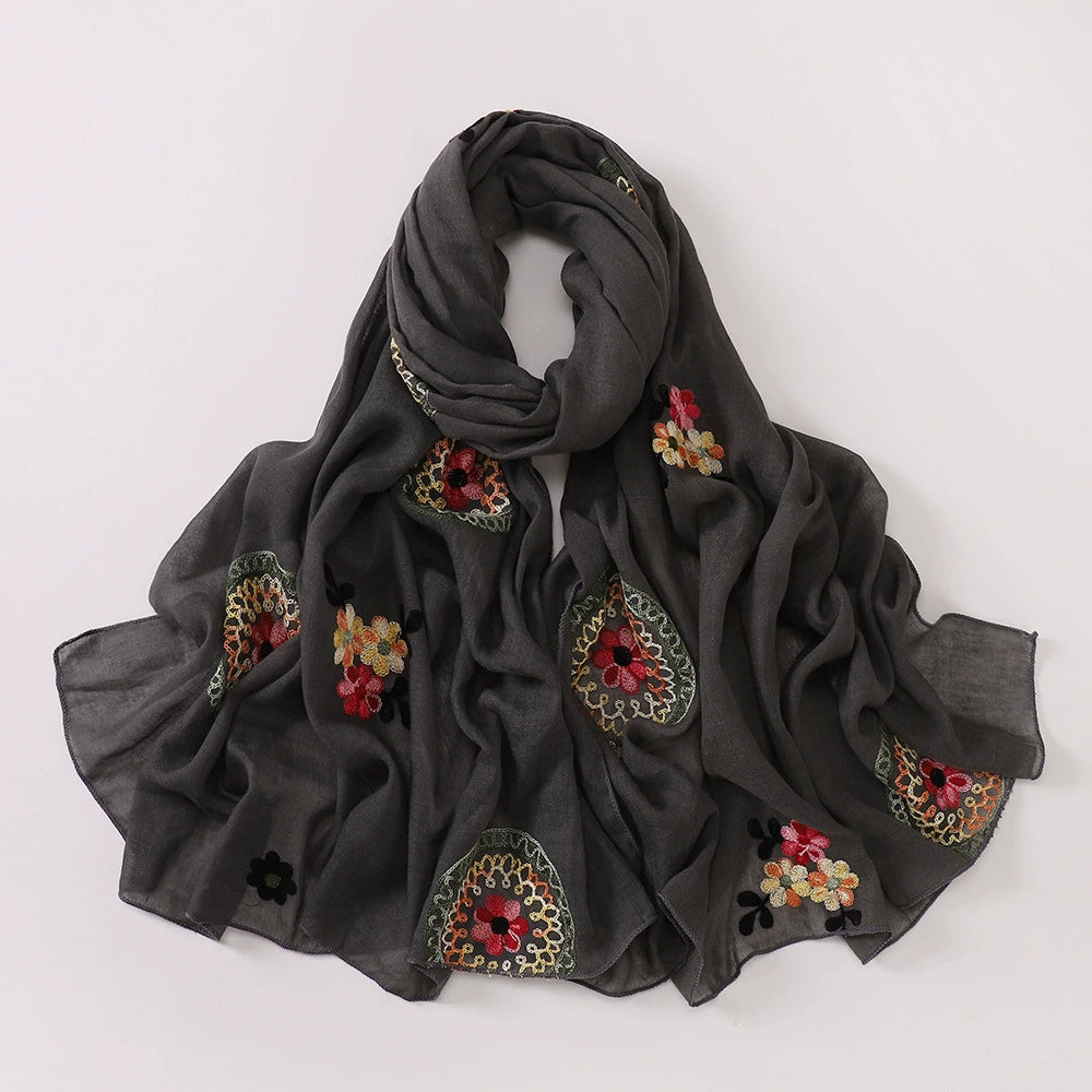 Bohemian Embroidered Hijab