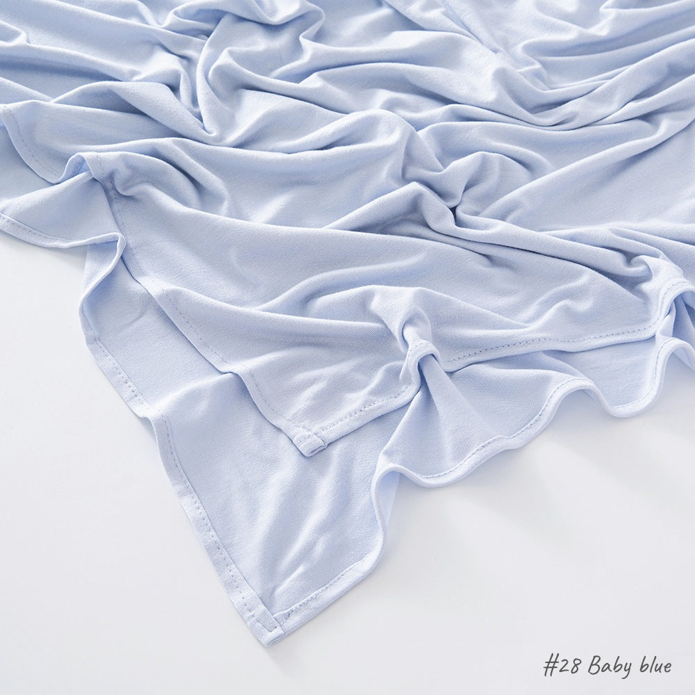 حجاب من القطن والحرير المجعد