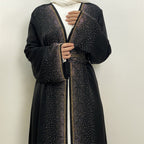 Women Glitter Thick Abayas