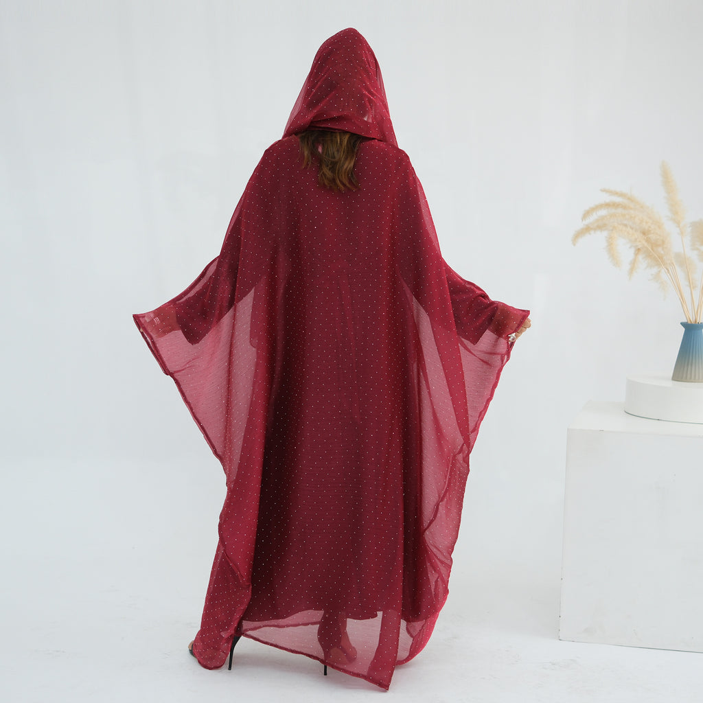 Luxury Sequin Dress 3PCS Abaya