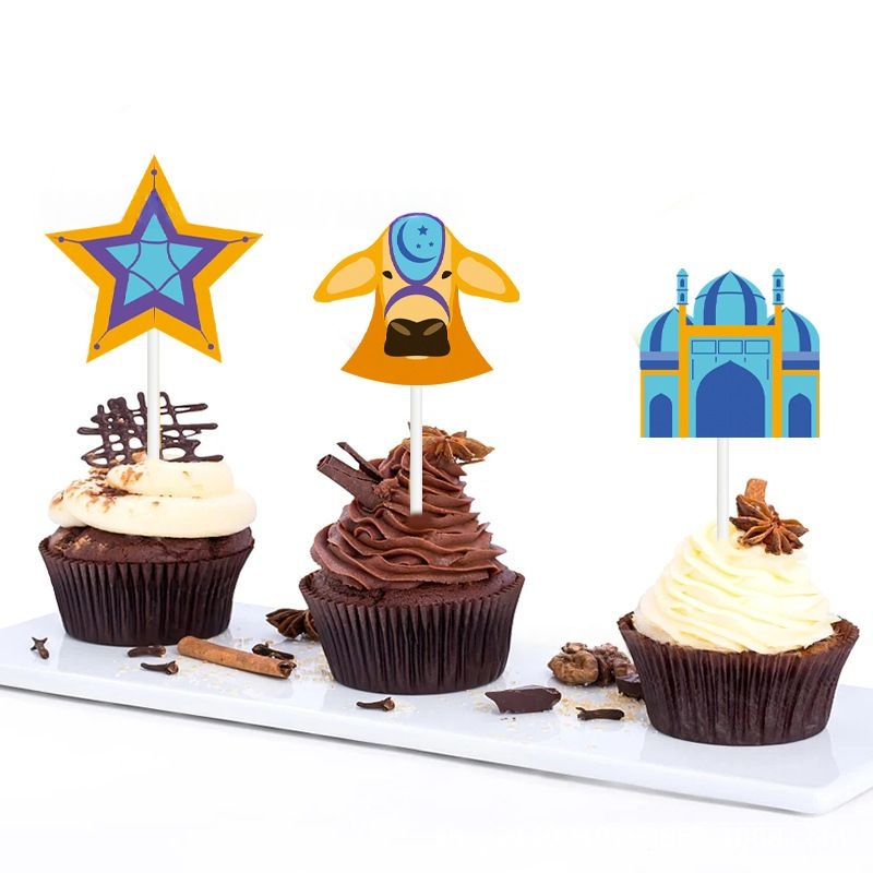 Cake Mini Flag Ramadan Decoration