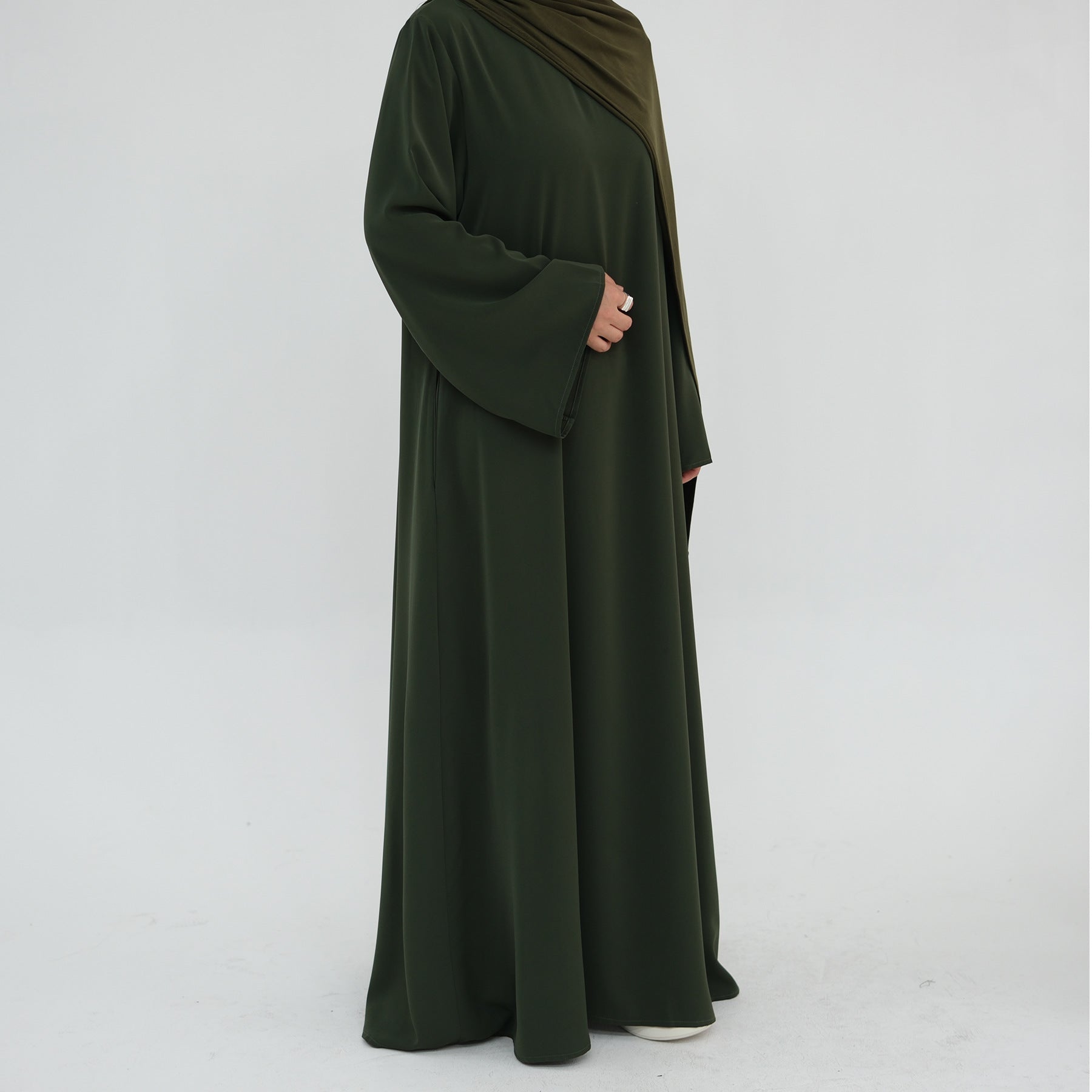 Solid Color Various Styles Abaya Dresses