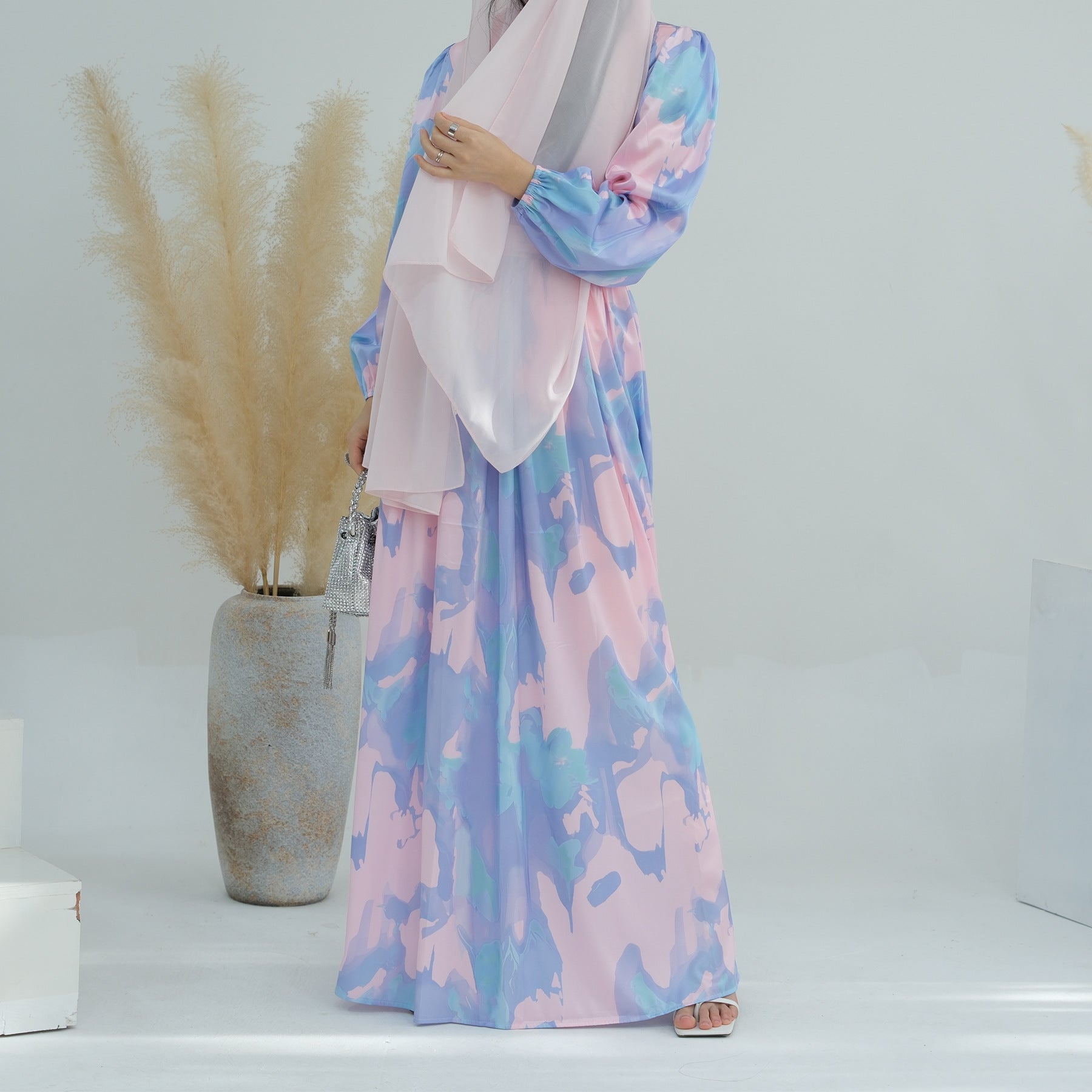 Women  Printed Evening Dress