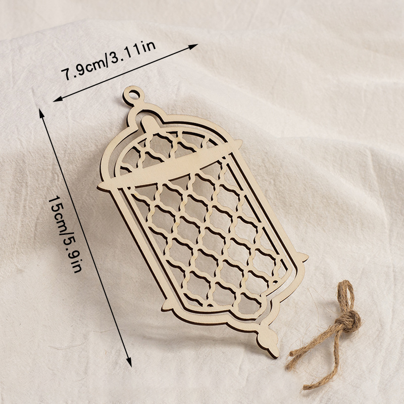 Wooden Hanging Ornament Festival Decor