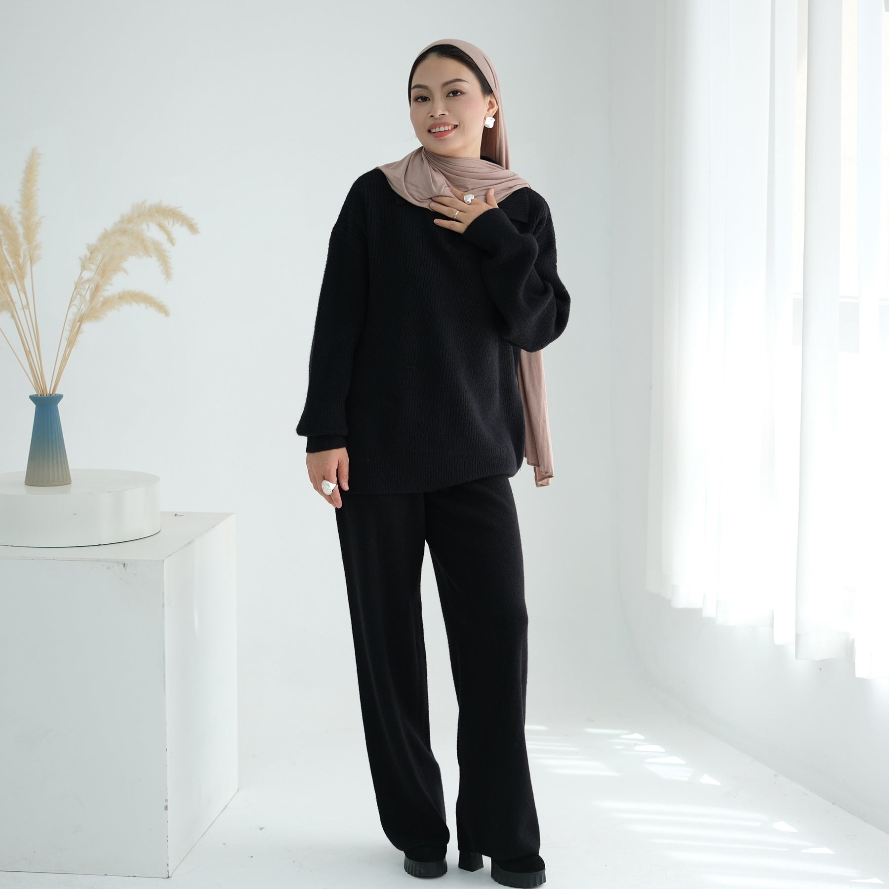 2 Pcs Thick Knit Set