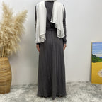 عباية جيب محبوكة لفصل الخريف/الشتاء